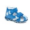 Bartek 71170 1C7 wysokie sandały sandałki profilaktyczne zabudowane dziecięce - niebieskie