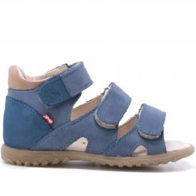 EMEL E2386-21 sandałki sandały profilaktyczne ROCZKI dziecięce - niebieski