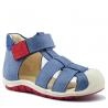 EMEL E2187-26 ROCZKI sandałki sandały profilaktyczne dziecięce zabudowane - niebieski