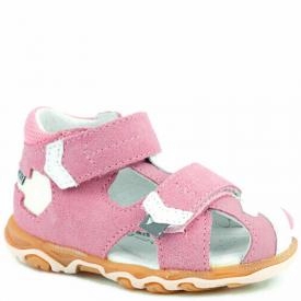 Bartek 71170 0001 sandały sandałki profilaktyczne zabudowane dziecięce - różowy
