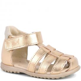 EMEL E1078-9 ROCZKI zabudowane sandałki sandały profilaktyczne dziecięce - złotyzłoty
