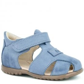 EMEL E2199-17 ROCZKI sandałki sandały profilaktyczne dziecięce zakryte - niebieski