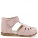 EMEL E2436A-10 Roczki sandałki, baleriny, pół sandały dziewczęce - pudrowy róż