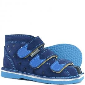 Daniel buty kapcie sandałki profilaktyczne dla dzieci jeans / blue styrogum