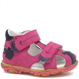 Bartek 71170 0002 sandały sandałki profilaktyczne zabudowane dziecięce - różowy