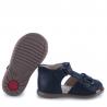 EMEL ES 1780-2 ROCZKI zabudowane sandałki sandały profilaktyczne dziecięce - granatowy