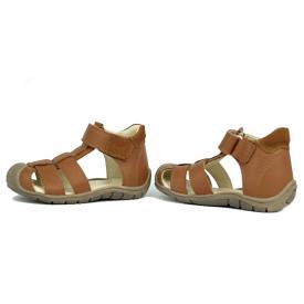 EMEL ES 2187A-13 ROCZKI sandałki sandały profilaktyczne dziecięce zabudowane - BRĄZOWY