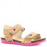 Bartek buty 16183-1PK sandały sandałki dla dziewczynki - naturalny, kolorowy
