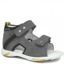 Bartek Baby 71188/ -W35 sandałki sandały profilaktyczne dla dzieci - szaro czarny
