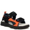 Bartek BRTK Young 16077002 sandały sandałki dziecięce - czarny/ pomarańcz