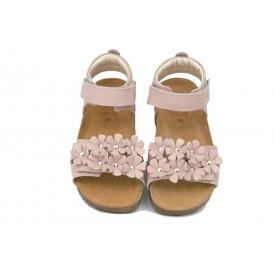 EMEL E2641D sandały, sandałki fusbet, korek dla dziewczynek -  róż