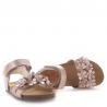 EMEL E2641CD- 2 sandały, sandałki fusbet, korek dla dziewczynek - złoty róż