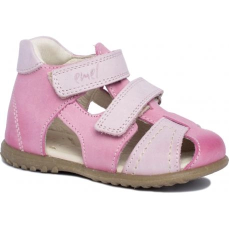 EMEL E2437-17 sandałki profilaktyczne ROCZKI dla dziewczynek różowe