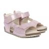 EMEL E2508C- 2509C- sandały, sandałki fusbet, korek dla dziewczynek różowe